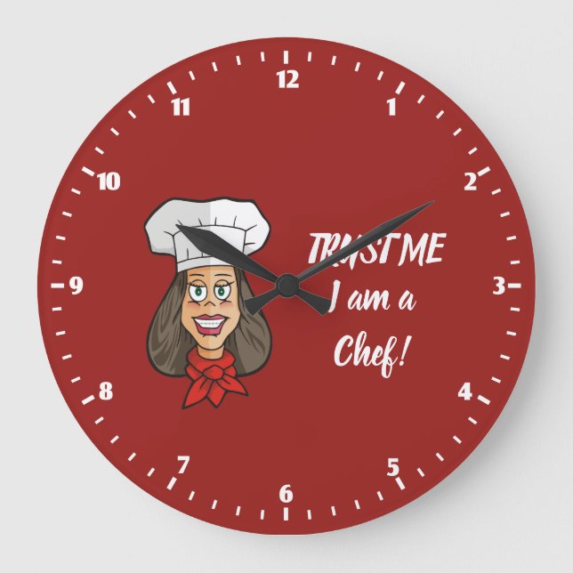 Grande Horloge Ronde Chef femme (Recto)