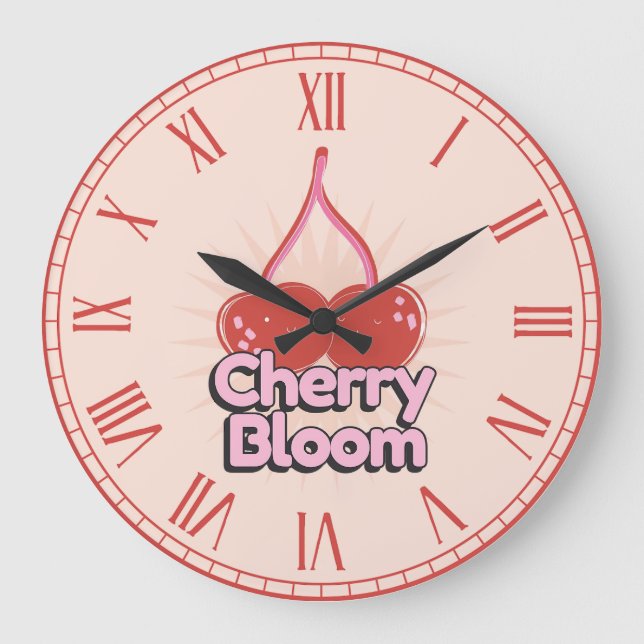 Grande Horloge Ronde Cherry Bloom (Recto)
