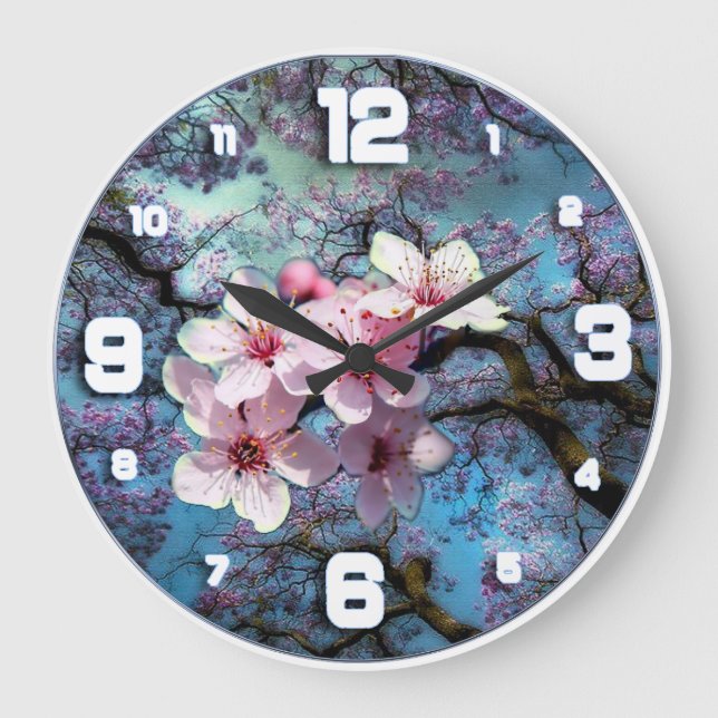 Grande Horloge Ronde Cherry Blossums (Recto)