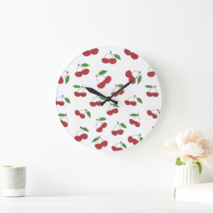 Grande Horloge Ronde Cherry sauvage
