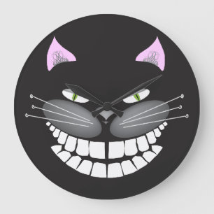 Grande Horloge Ronde Chester l'horloge Cheshire Cat