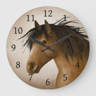 Grande Horloge Ronde cheval 11