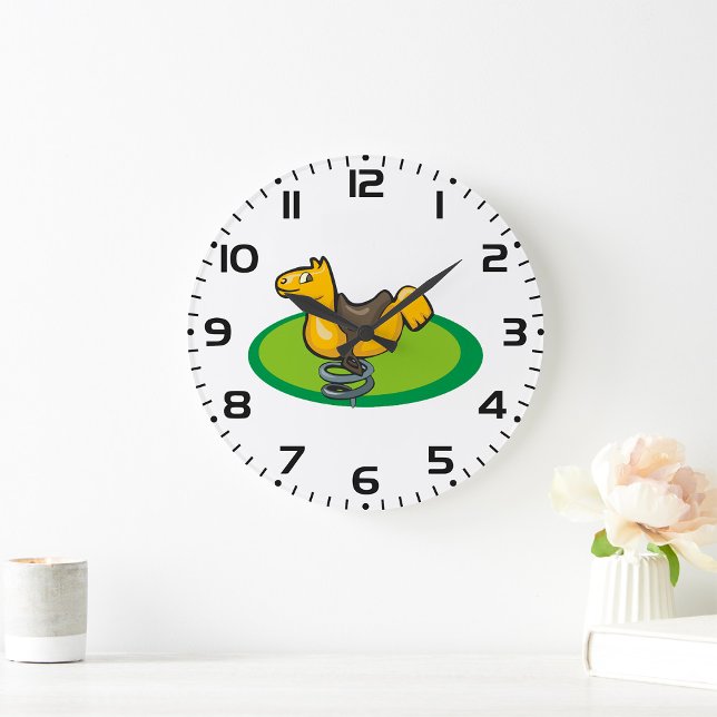 Grande Horloge Ronde Cheval de l'aire de jeu (Créateur téléchargé)