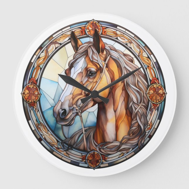 Grande Horloge Ronde cheval de verre (Recto)