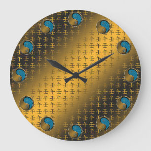 Grande Horloge Ronde Cheval d'eau