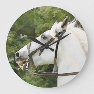 GRANDE HORLOGE RONDE CHEVAUX