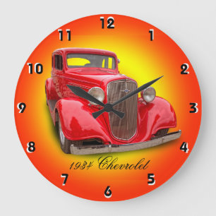 GRANDE HORLOGE RONDE CHEVROLET 1934