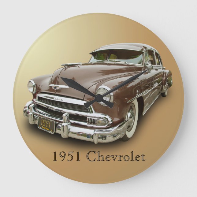 GRANDE HORLOGE RONDE CHEVROLET 1951 (Recto)