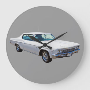 Grande Horloge Ronde Chevrolet Caprice 427 Muscle Car 1966