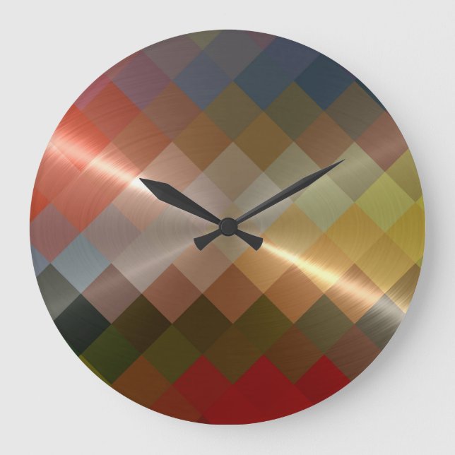 Grande Horloge Ronde Chevron Pattern (Recto)
