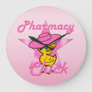 Grande Horloge Ronde Chick en pharmacie #8