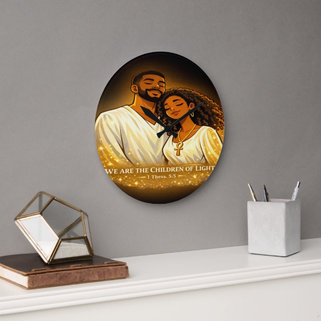 Grande Horloge Ronde Children of Light (Bureau)