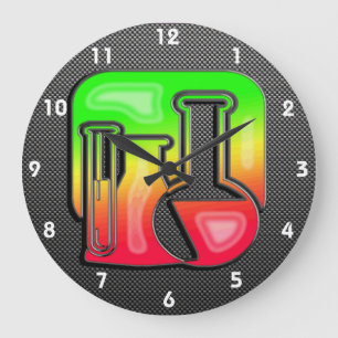 Grande Horloge Ronde Chimie lisse