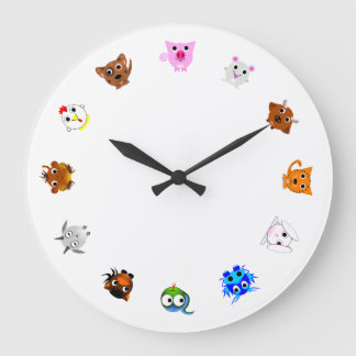 Grande Horloge Ronde Chinese Zodiac Animals (rotated)
