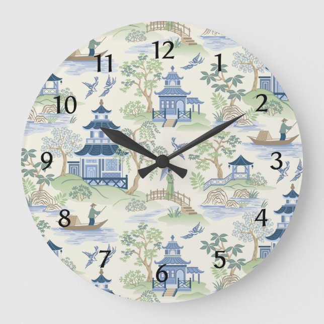 Grande Horloge Ronde Chinoiserie (Recto)