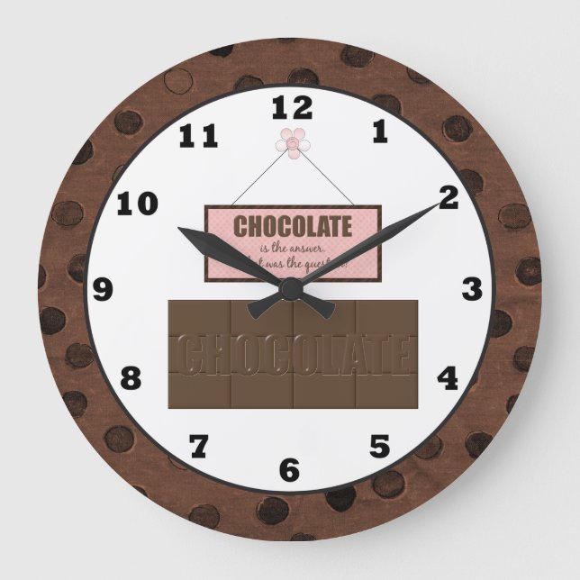 Grande Horloge Ronde Chocolate Is The Answer what is the ? Wall clock (Recto)