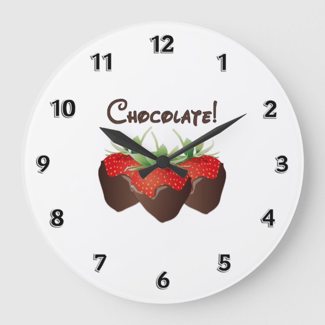 Grande Horloge Ronde Chocolate Strawberry (Recto)