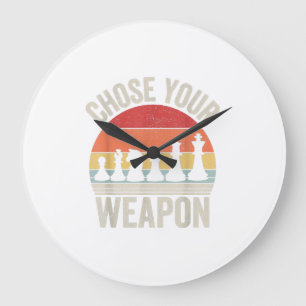 Grande Horloge Ronde Choose Your Weapon