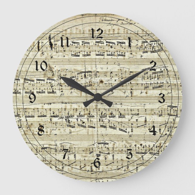 Grande Horloge Ronde Chopin - Polonaise (Recto)