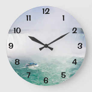 Grande Horloge Ronde Chutes en bateau et en fer à cheval de Niagara Fal