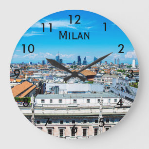 Grande Horloge Ronde Ciel Milan en Italie