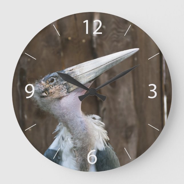 Grande Horloge Ronde Cigogne marabou (Recto)