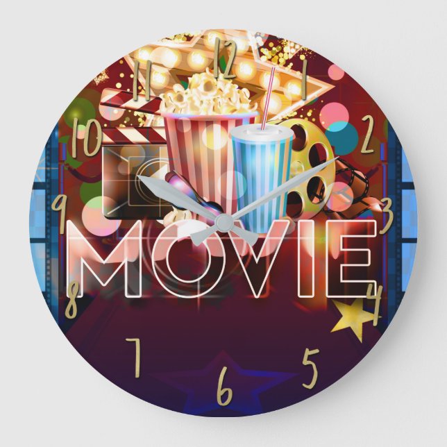 Grande Horloge Ronde Cinema Movie Night Entertainment Room (Recto)