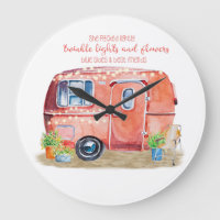 Citation Whimsical Retro Camper Caravan Friends