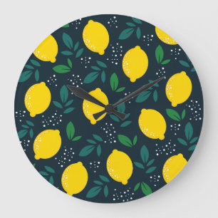 Grande Horloge Ronde Citron