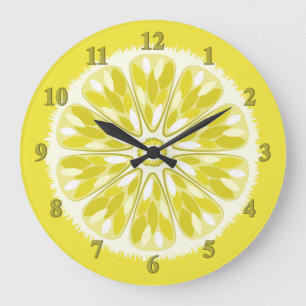 Grande Horloge Ronde Citrus