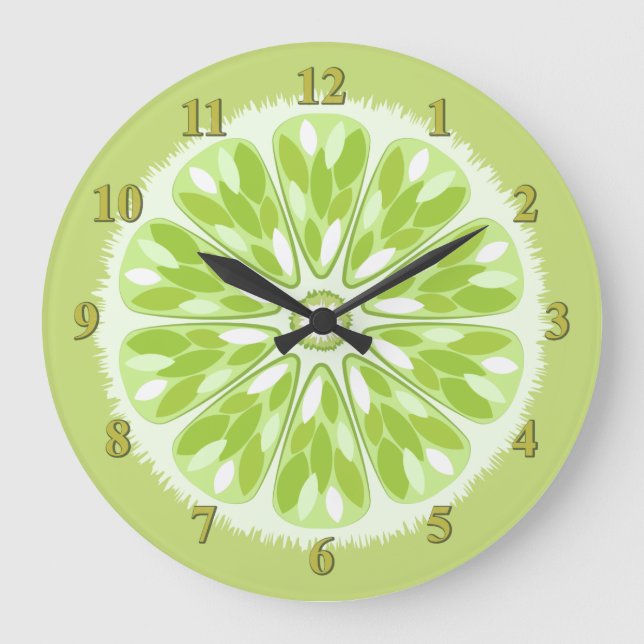 Grande Horloge Ronde Citrus Slices (Recto)
