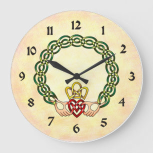 Grande Horloge Ronde Claddagh