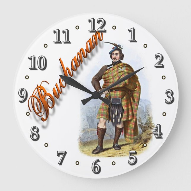 Grande Horloge Ronde Clan Buchanan (Recto)