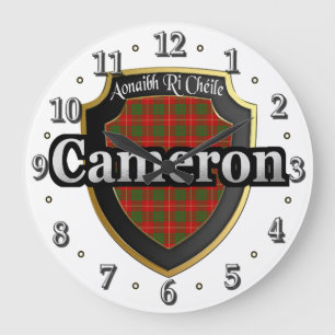 Grande Horloge Ronde Clan Cameron