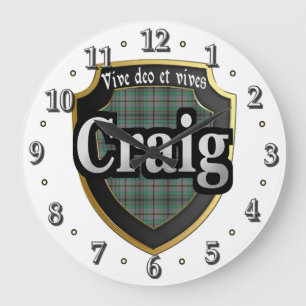Grande Horloge Ronde Clan Craig