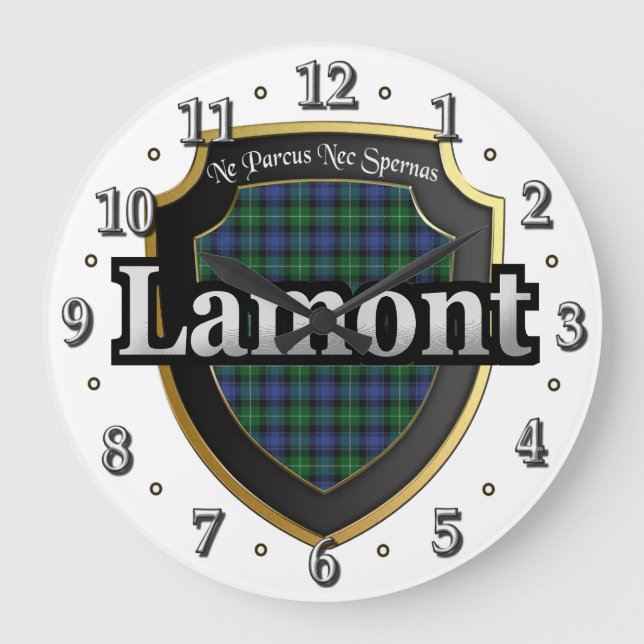 Grande Horloge Ronde Clan Lamont (Recto)