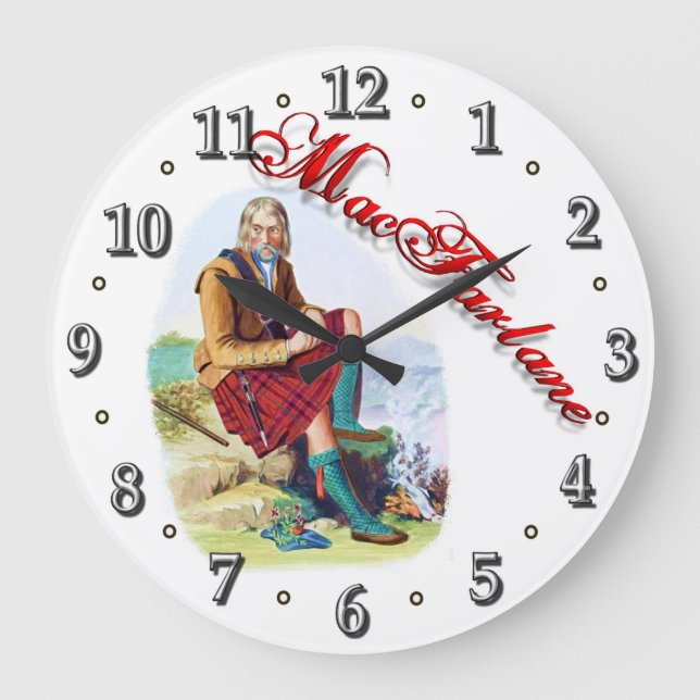 Grande Horloge Ronde Clan MacFarlane (Recto)