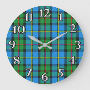 Grande Horloge Ronde Clan MacLeod Harris Tartan