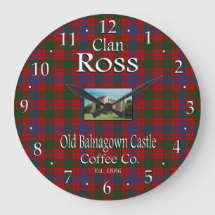 Grande Horloge Ronde Clan Ross Old Balnagown Castle Coffee Co.