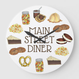 Grande Horloge Ronde Classic Pennsylvania PA Hollandais Amish