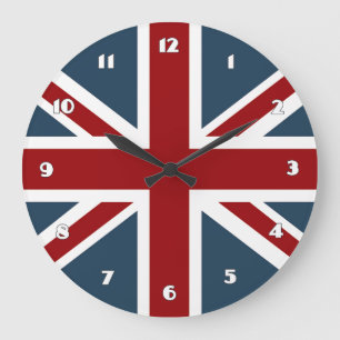 Grande Horloge Ronde Classic Union Jack Flag