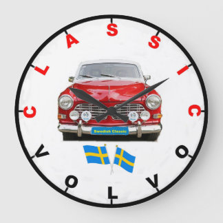 Grande Horloge Ronde Classic Volvo Wall Clock