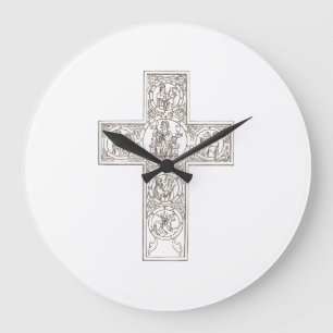 Grande Horloge Ronde Classical cross art