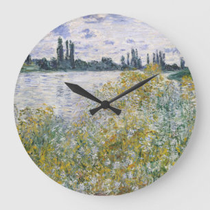 Grande Horloge Ronde Claude Monet  � aux fleurs près de V � theuil