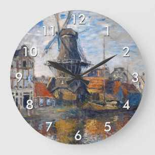 Grande Horloge Ronde Claude Monet - Moulin à vent, Amsterdam 
