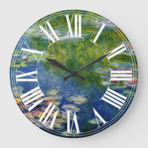Grande Horloge Ronde Claude Monet nénuphar à Giverny
