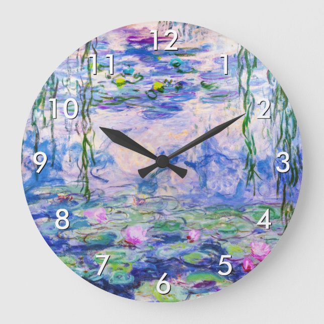 Grande Horloge Ronde Claude Monet - Nymphéas / Water Lilies 1919 (Recto)