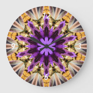 GRANDE HORLOGE RONDE CLEMATIS