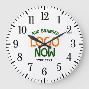 GRANDE HORLOGE RONDE CLIENT SIMPLE CONTEMPORAIN PROPRE BLANC MODE