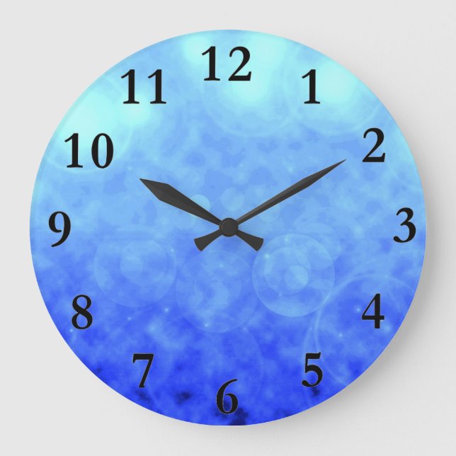 Grande Horloge Ronde Clock Blue Clouds (Recto)